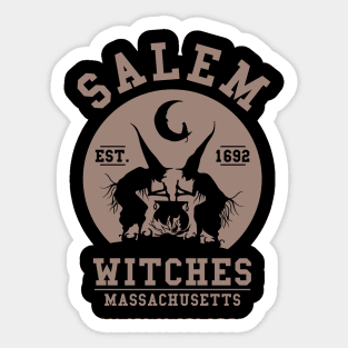 Witches and bonfire Sticker